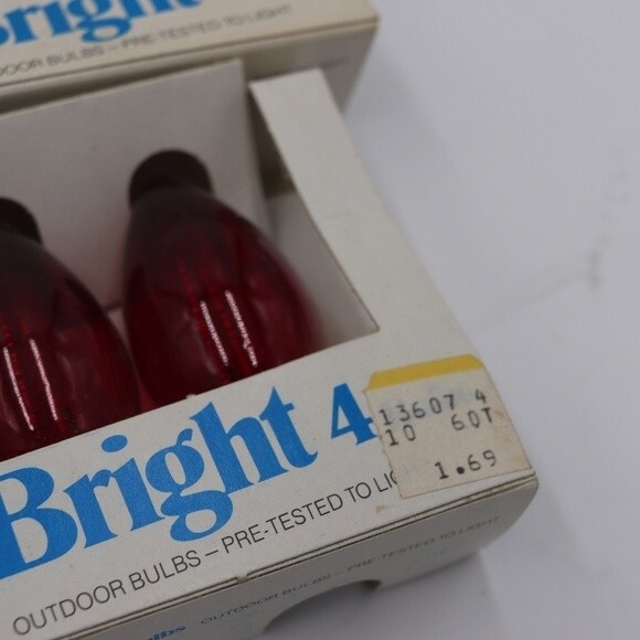 Lot of 14 C9 Christmas Light Bulbs Red, Green, Blue, White — Opaque & Transparen - Picture 12 of 13